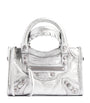 Silver Metallic Le City Nano Top-Handle Bag