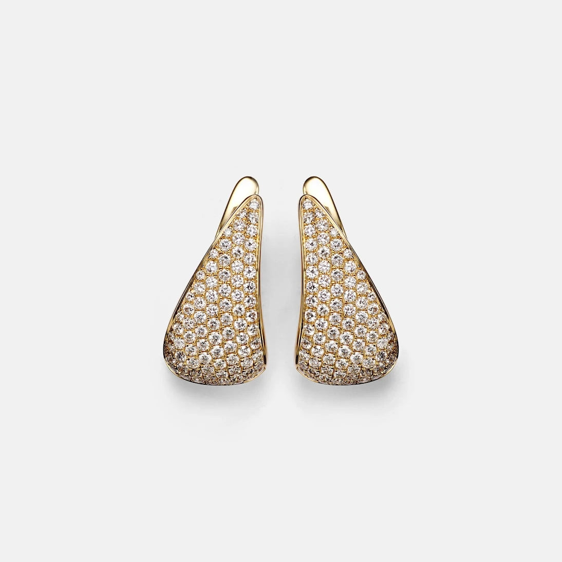 Anita Ko - Claw 18kt gold earrings with diamonds