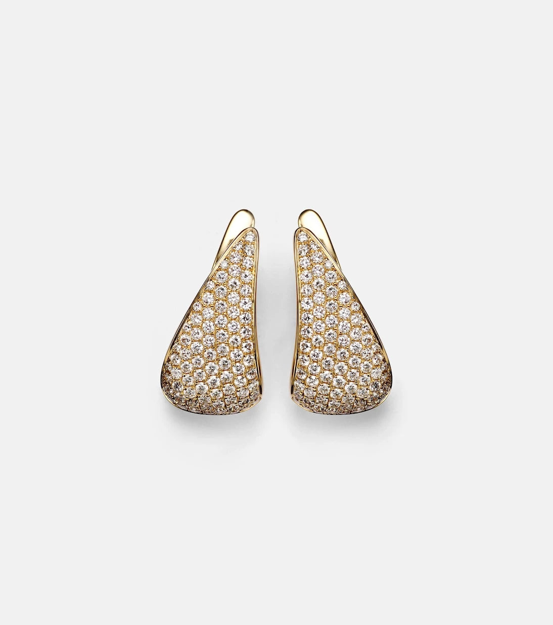 Anita Ko - Claw 18kt gold earrings with diamonds