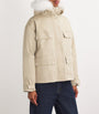 Canvas Fur-Trim Parka Jacket