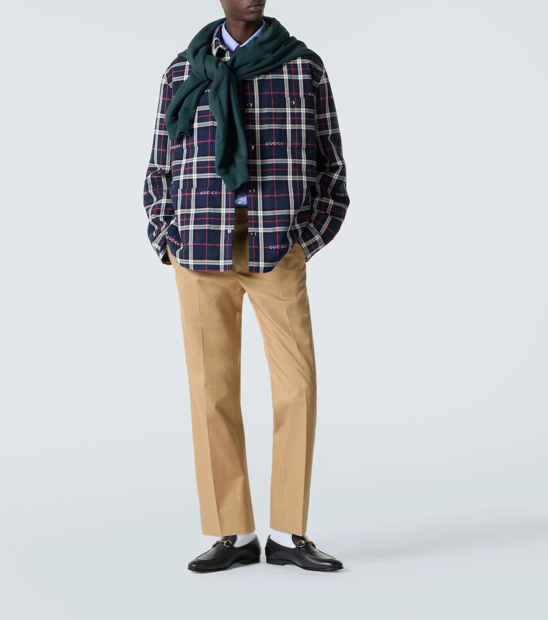 Gucci - Plaid cotton shirt