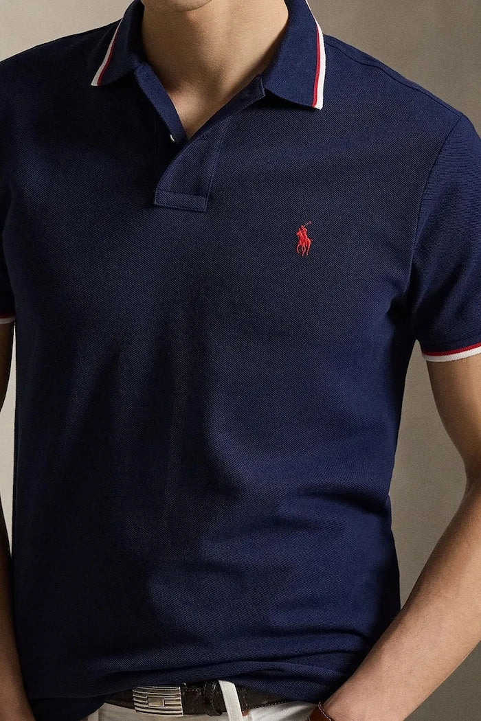 Тениска с яка Polo Ralph Lauren