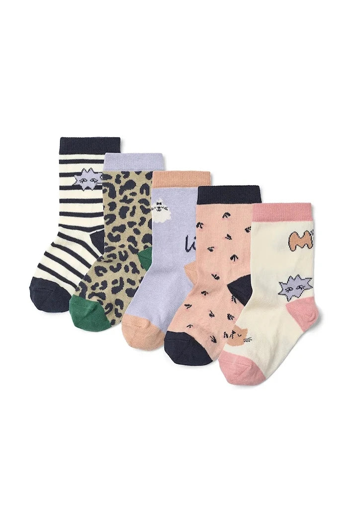 Liewood чорапи за деца Silas Socks 5-Pack 5 броя