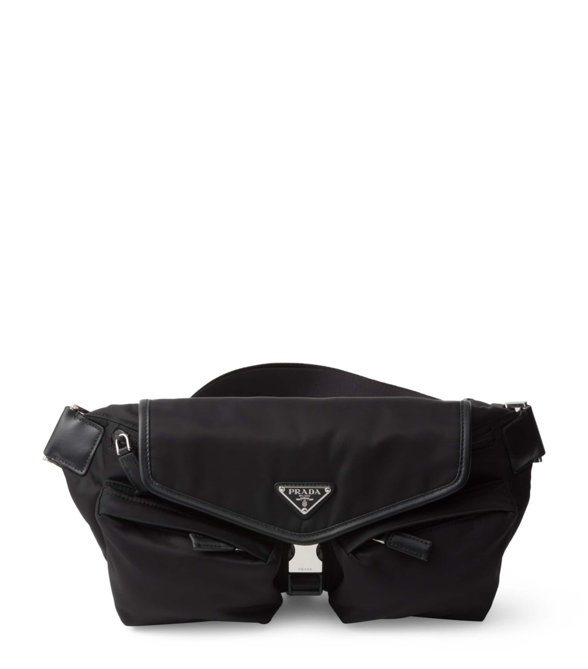 Prada Small Re-Nylon and Calf Leather Belt Bag