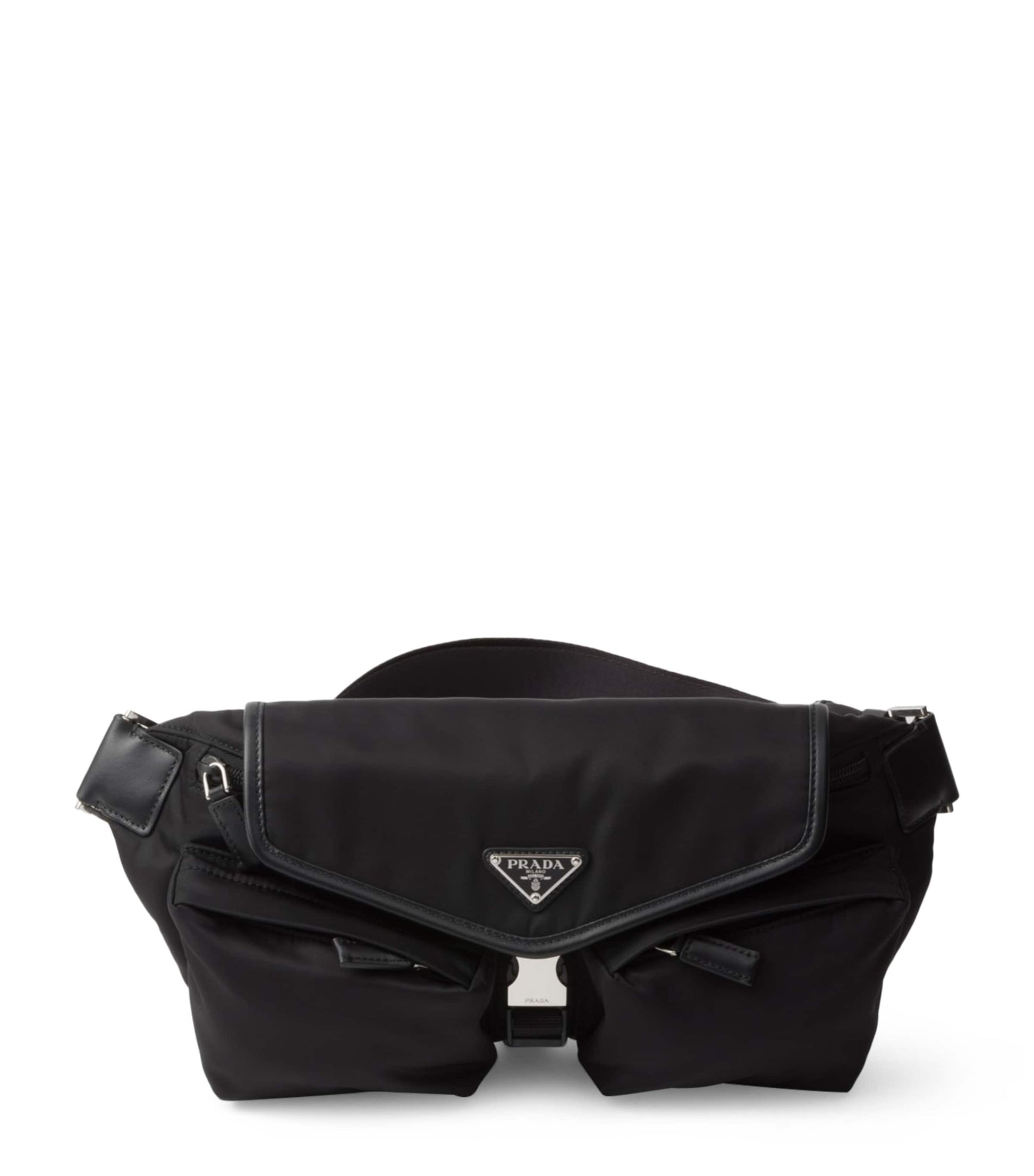 Prada Small Re-Nylon and Calf Leather Belt Bag
