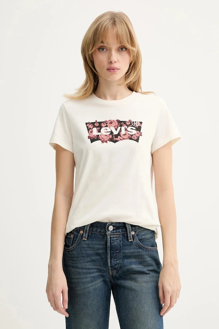 Памучна тениска Levi's THE PERFECT TEE