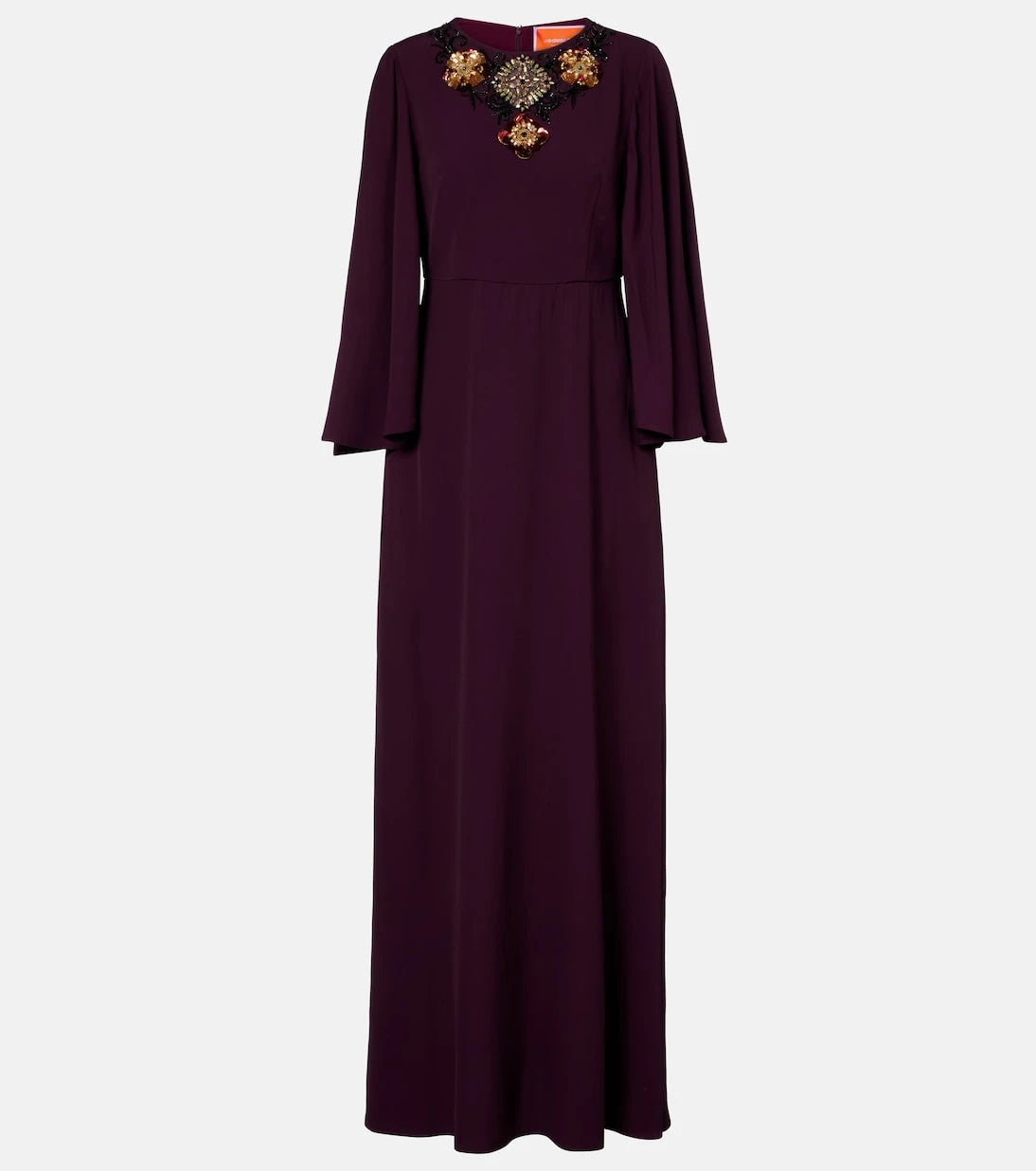 La DoubleJ - Sorella embroidered maxi dress