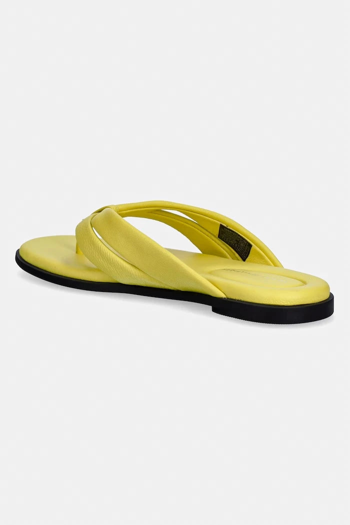 Tommy Hilfiger Kadın Deri Parmak Arası Terlik ELEVATED TOE POST LTH SANDAL