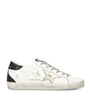 Golden Goose White Leather Super-Star Sneakers