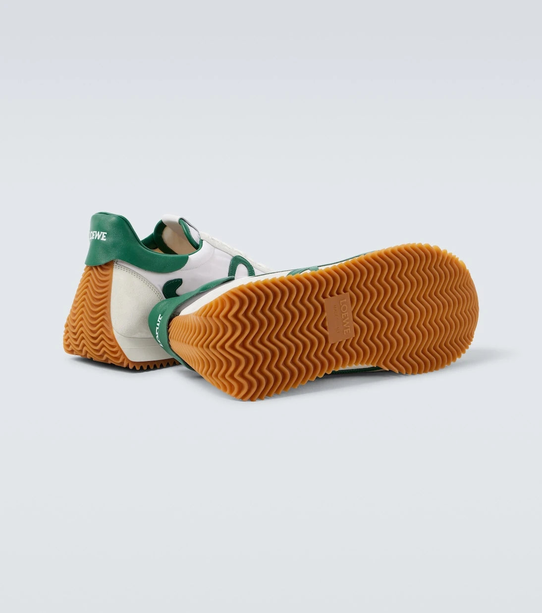 Loewe - Flow Runner 2.0 suede-trimmed sneakers