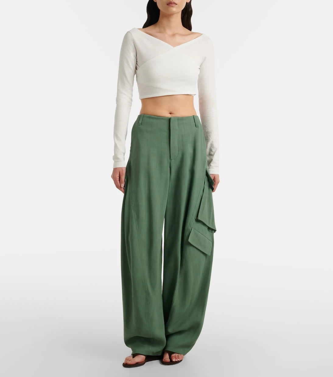 Alaïa - Twill cargo pants