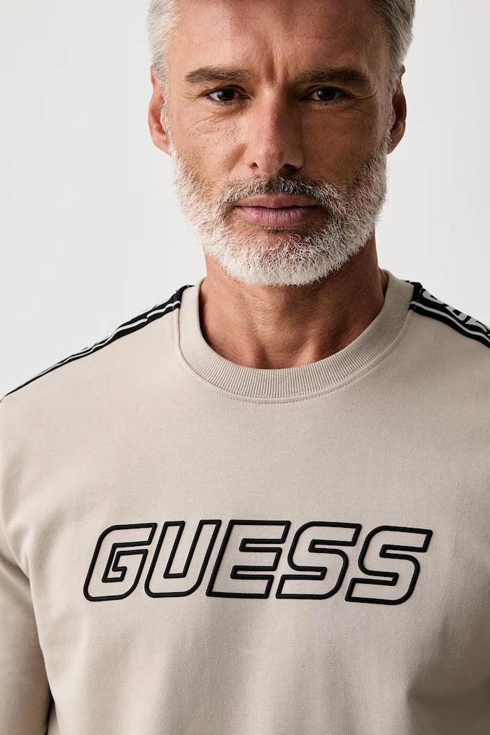 Guess pamuklu erkek sweatshirt ARLO