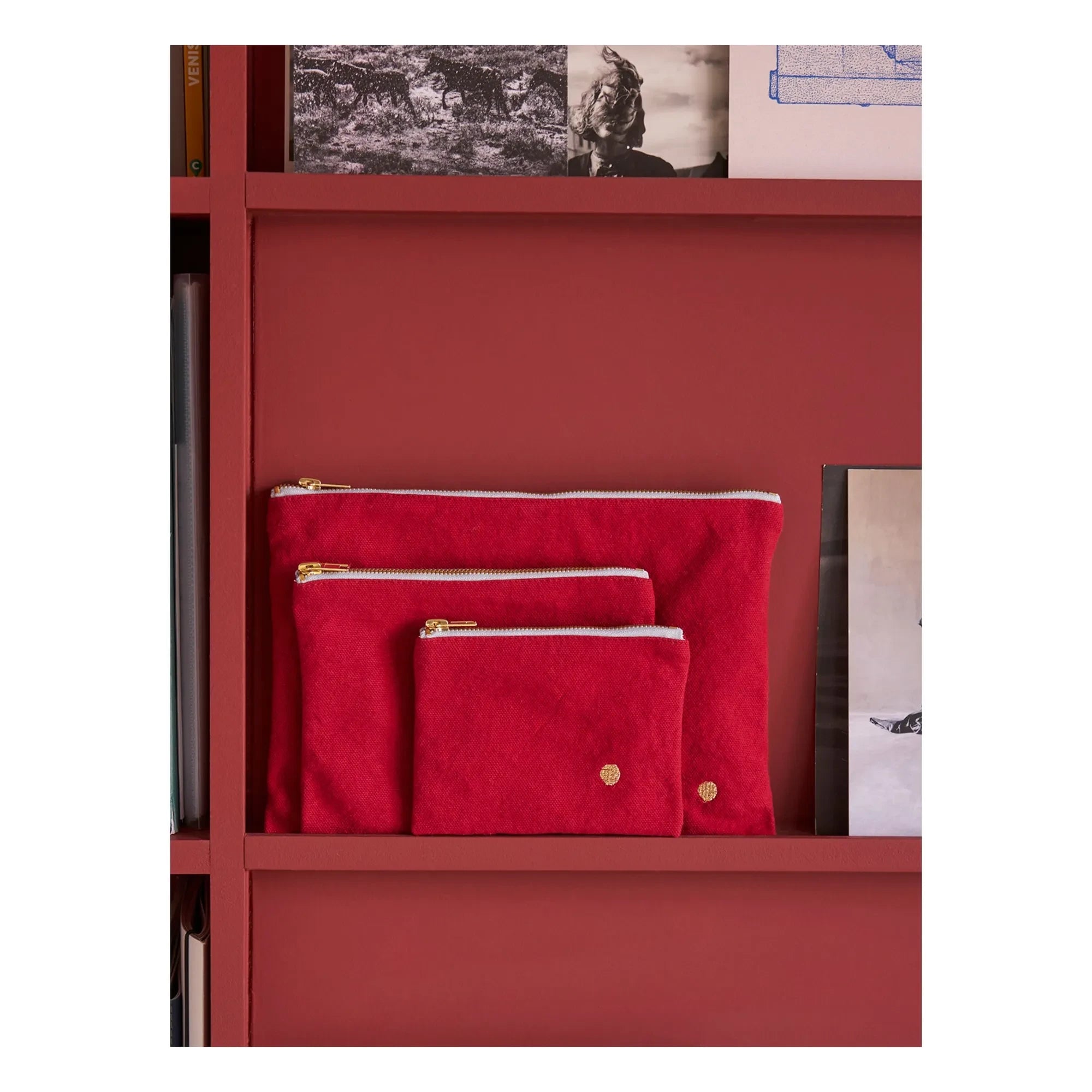 La cerise sur le gâteau - Iona clutch bag | Cherry red