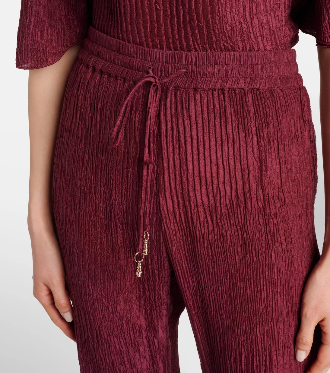 Gabriela Hearst - Claude silk flared pants