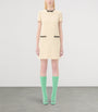 Valentino Beige Wool-Blend Mini Dress