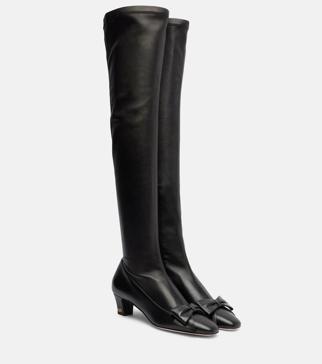 Valentino Garavani - Bowow 45 leather over-the-knee boots