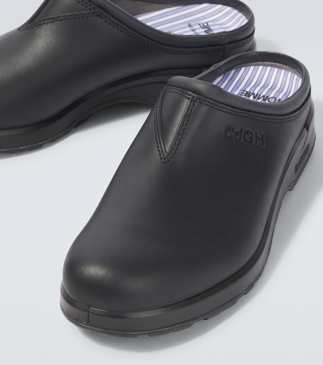 Comme des Garçons Homme - حذاء مفتوح من الجلد