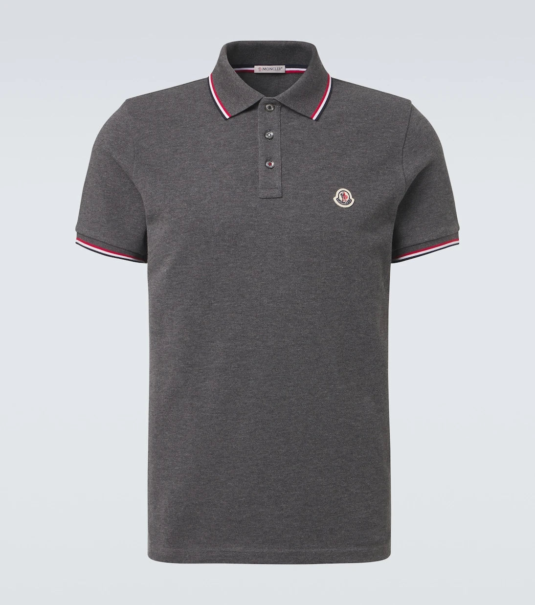 Moncler - Logo cotton piqué polo shirt