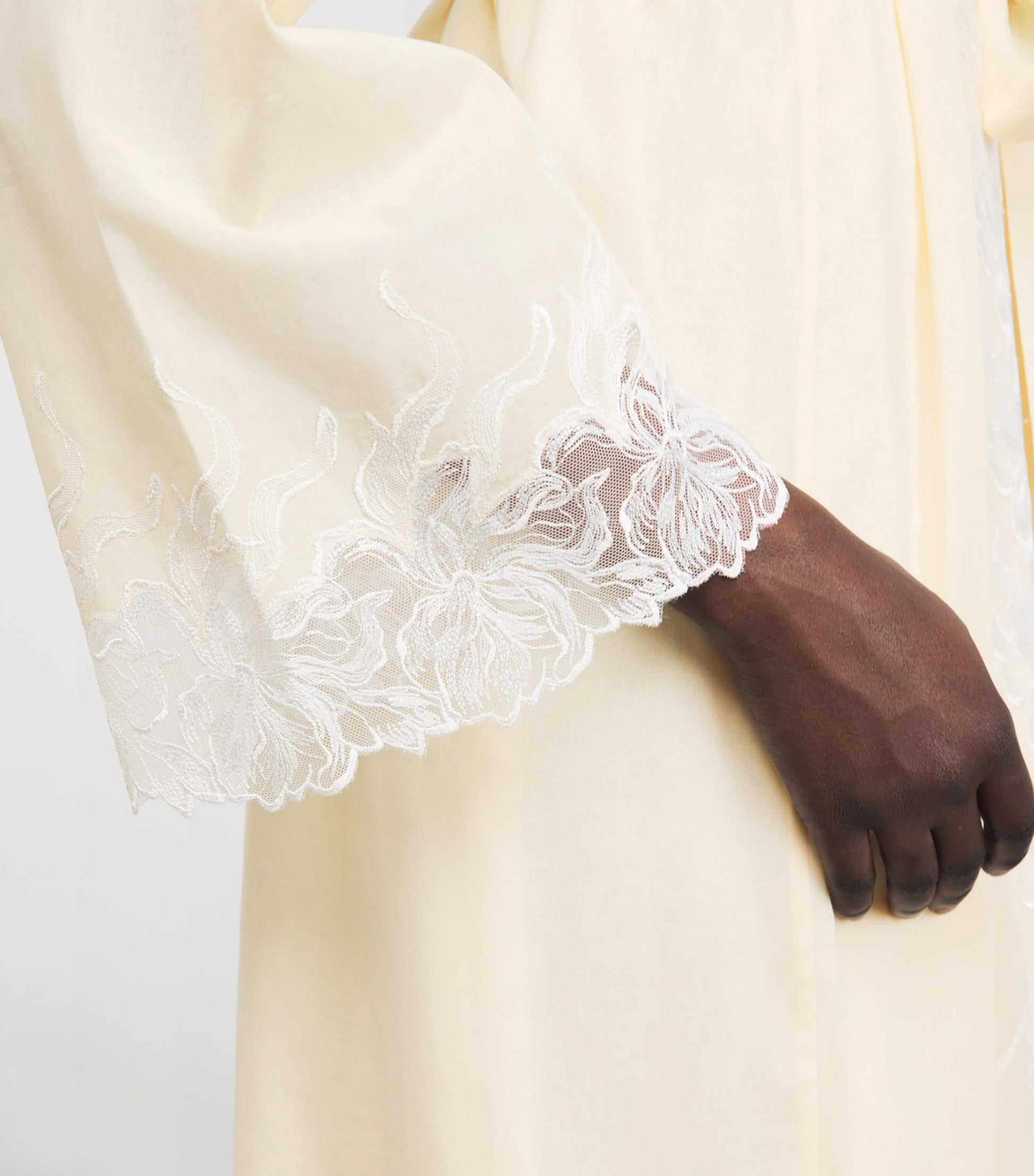 Bocan Beige Cotton Liliane Robe