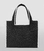 LOEWE Black x Paula's Ibiza Large Font Tote Bag