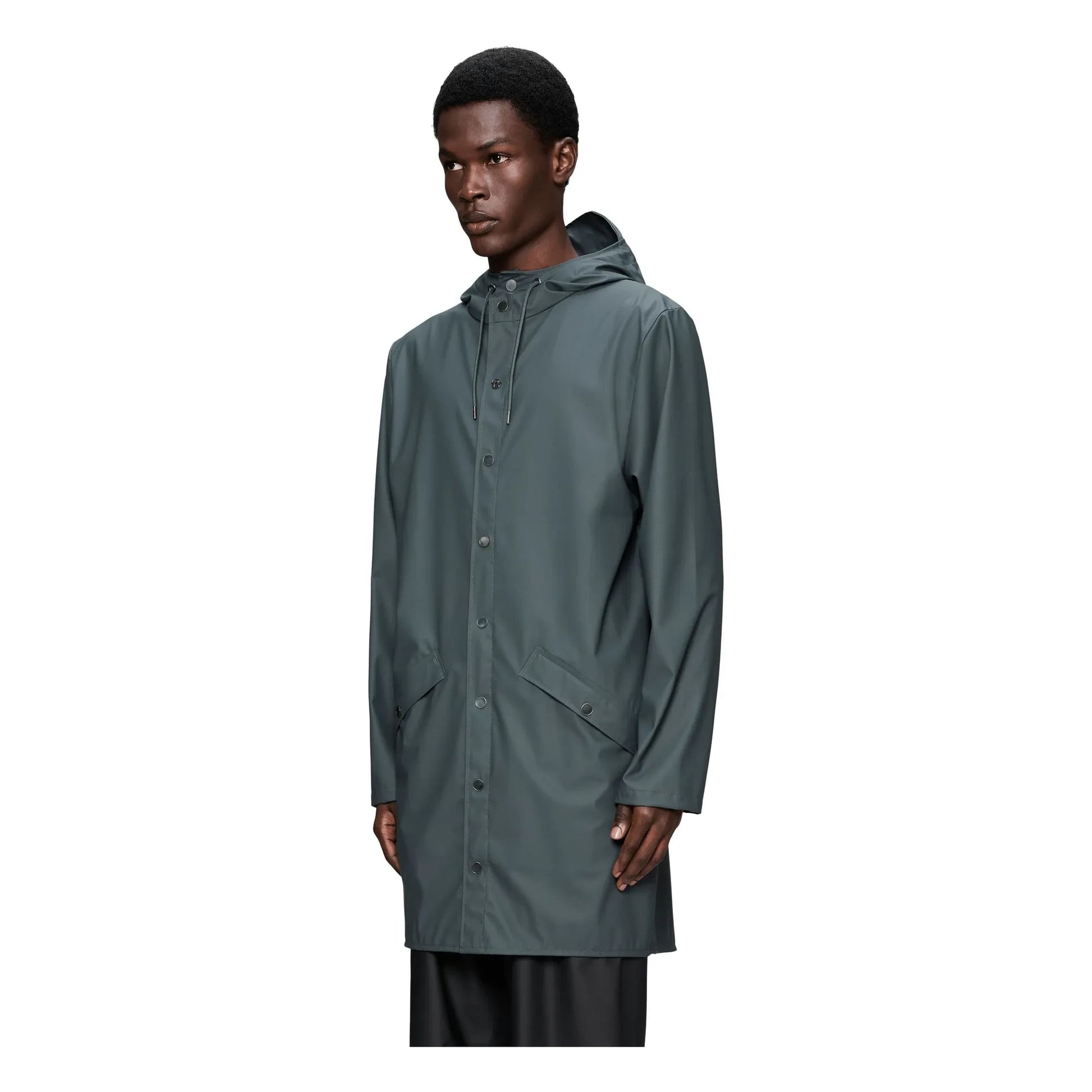 Rains - Long Jacket W3 | Dark grey