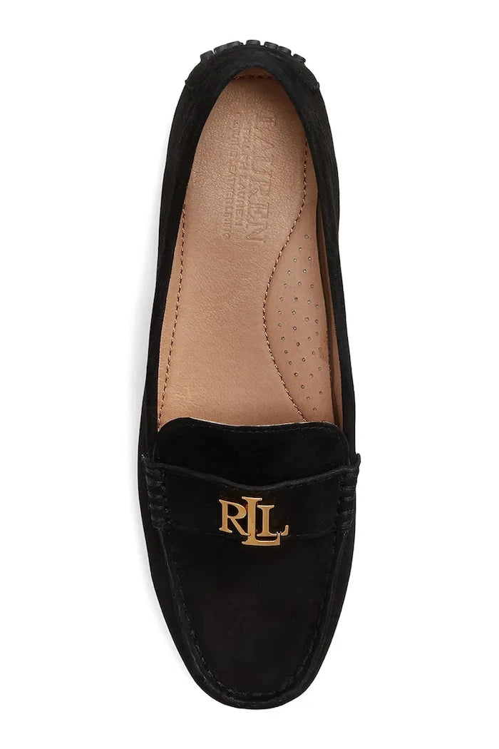 Велурени мокасини Lauren Ralph Lauren Barnsbury