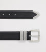 Maje Black Leather Multi-Ring Belt