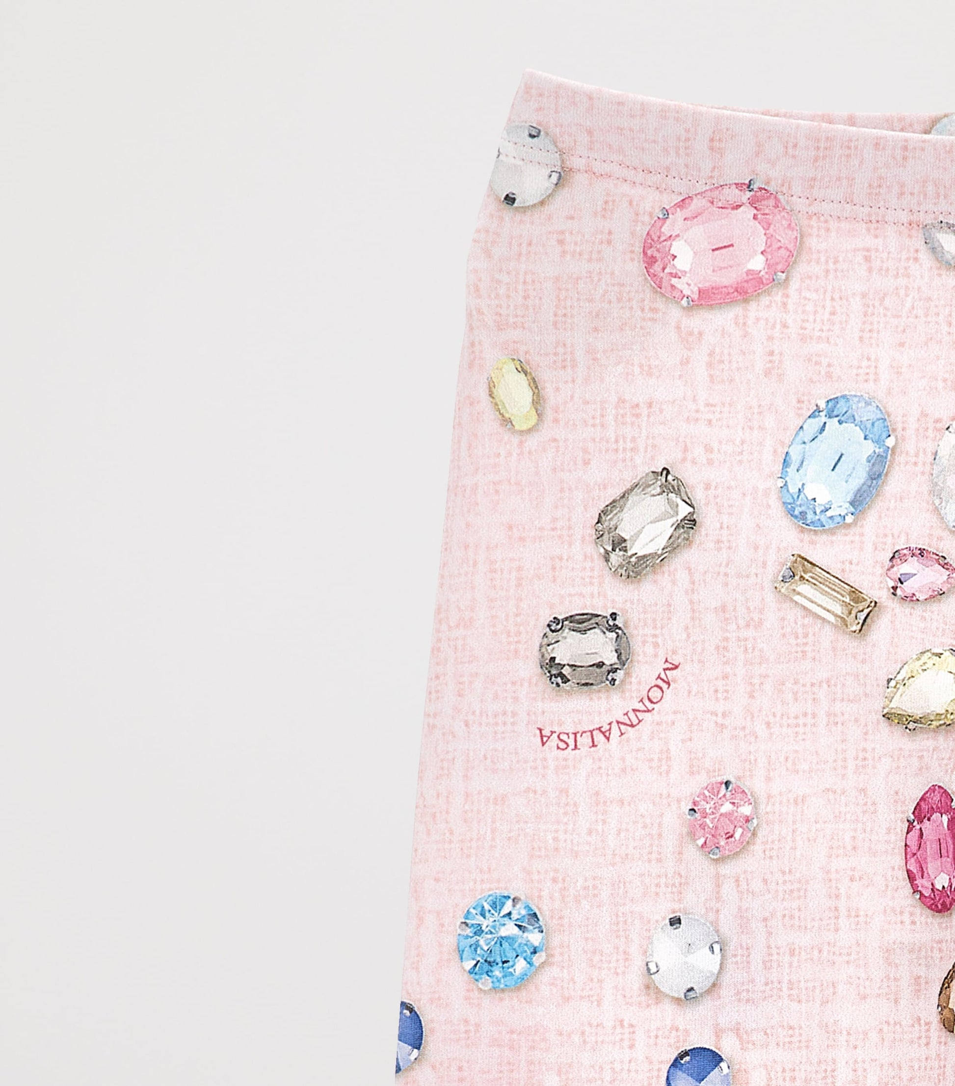 Stretch-Cotton Gem Print Leggings (2-12 Years)