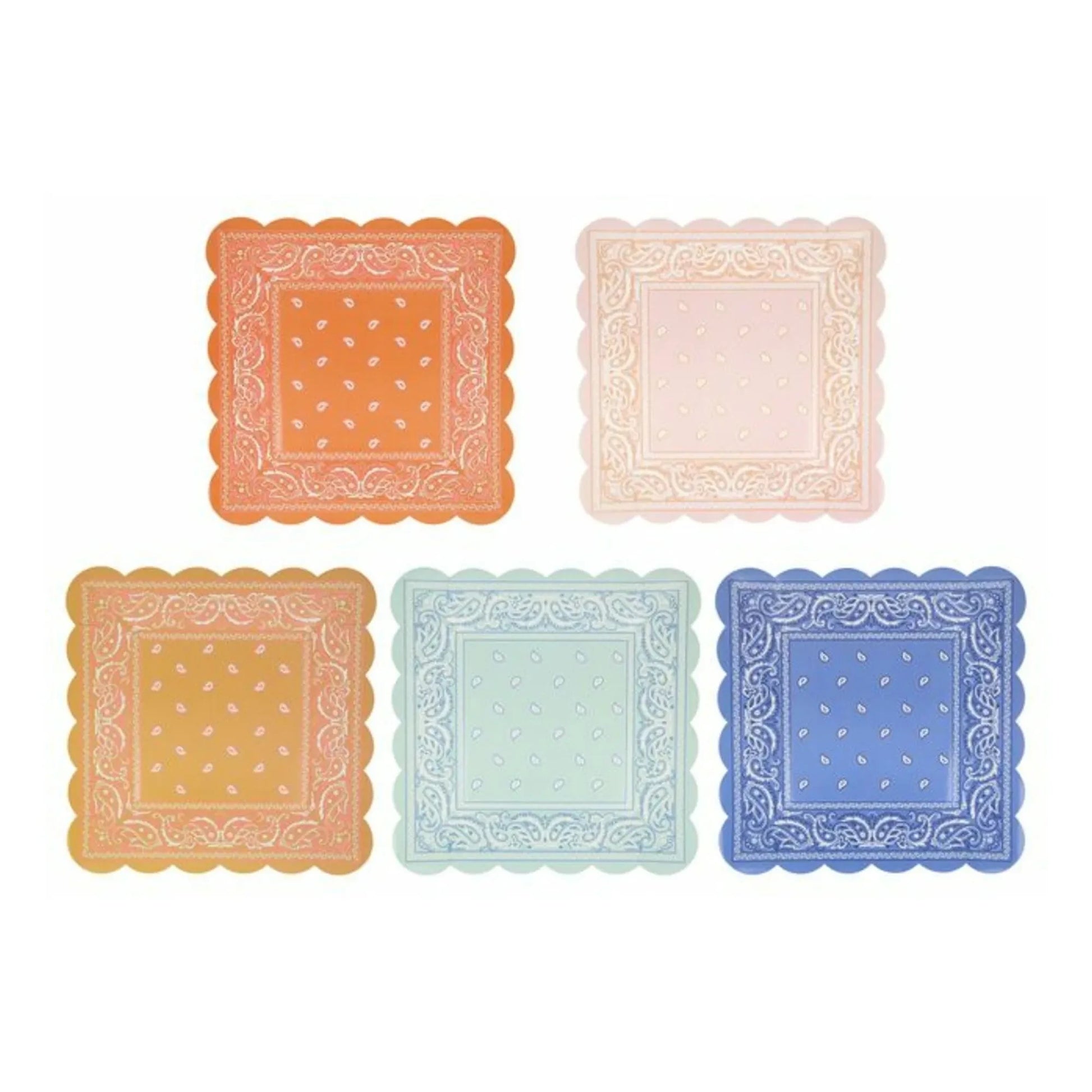 Meri Meri - Western plates - Set of 8
