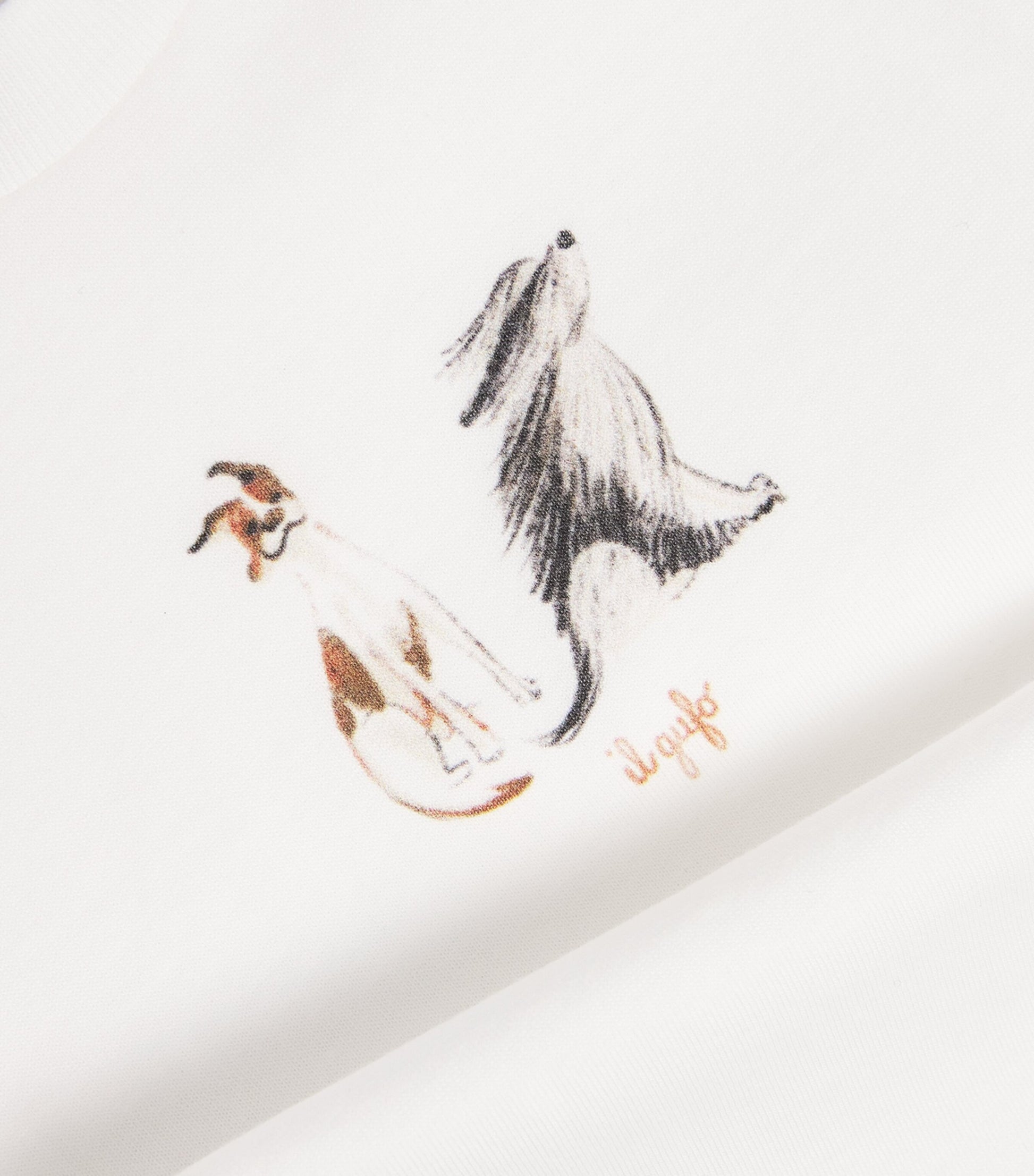 Cotton Dog Print T-Shirt (6-36 Months)