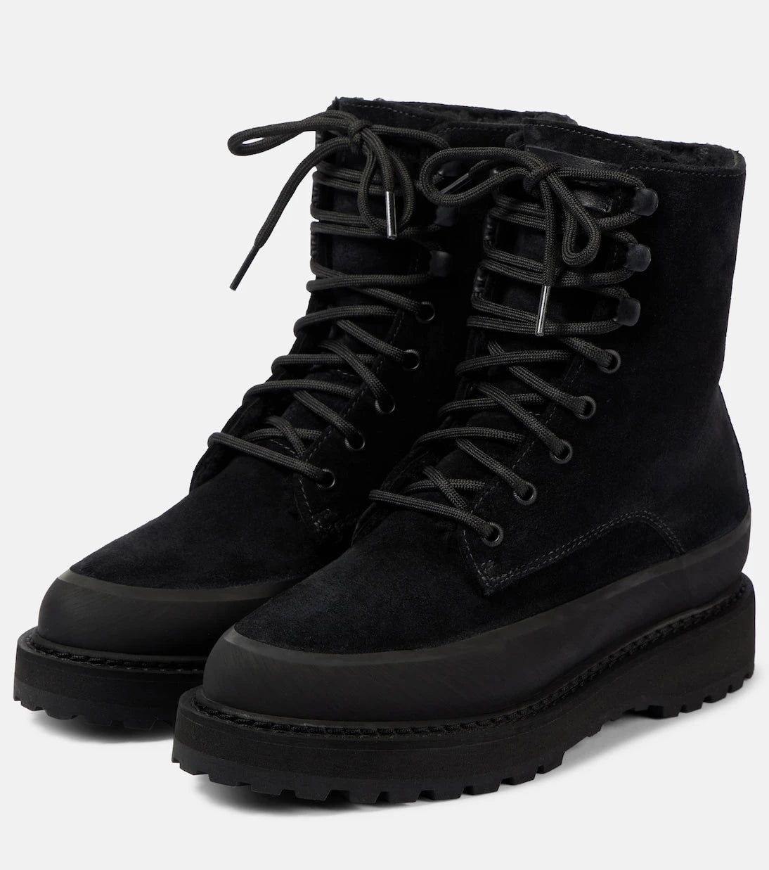 Le Monde Béryl - Dolomite shearling-trimmed suede ankle boots