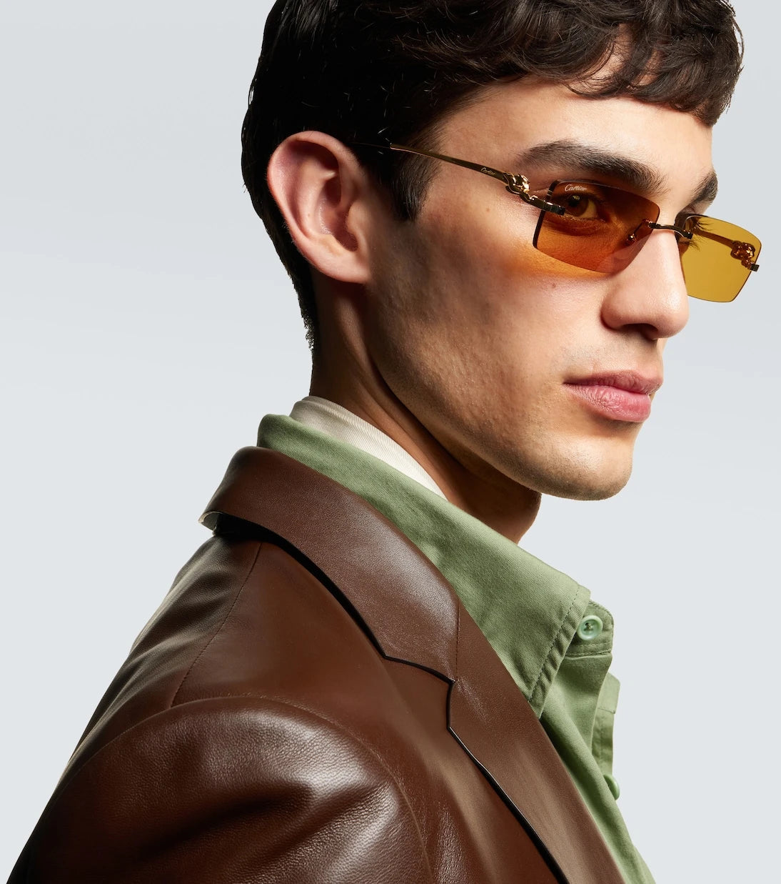 Cartier Eyewear Collection - Panthère de Cartier rectangular sunglasses