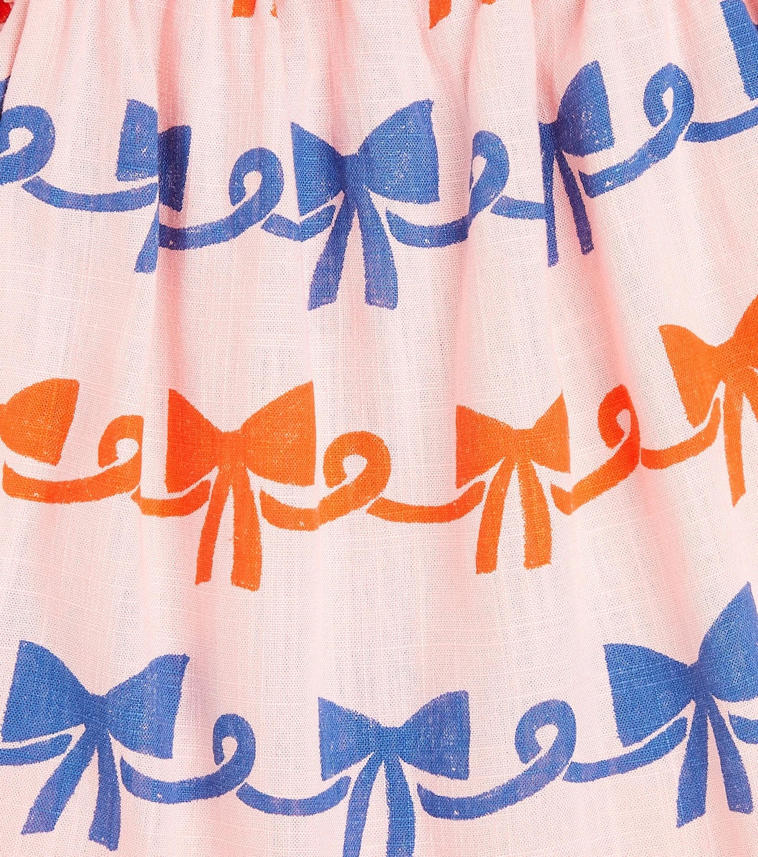 Bobo Choses - Ribbon Bow ruffle-trimmed top