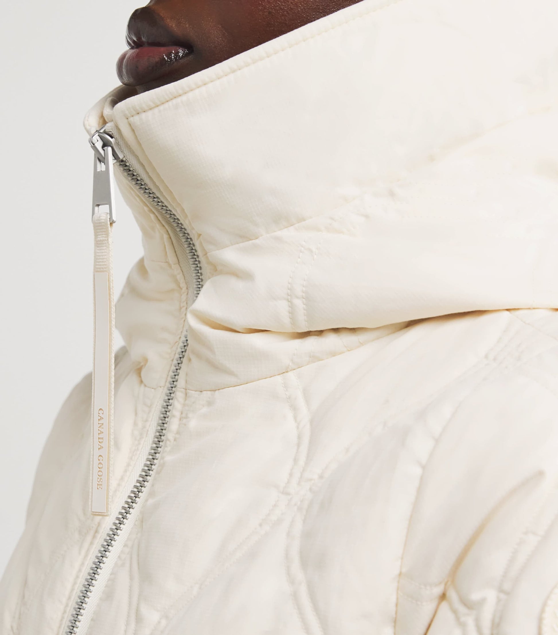 Quilted Alessia Coat LINEN