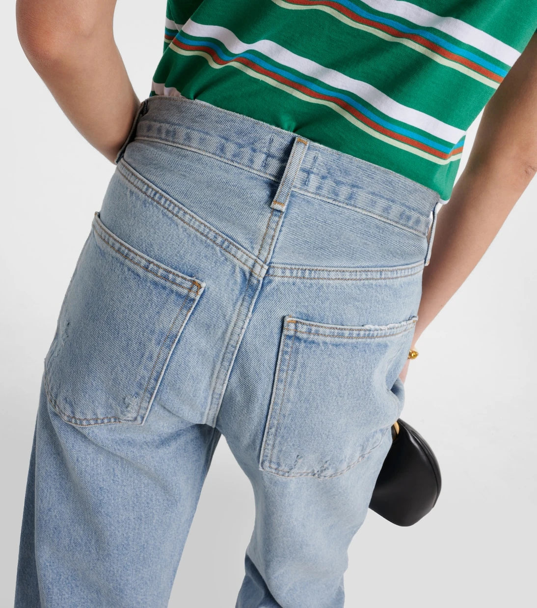 Agolde - 90's Crop mid-rise straight jeans