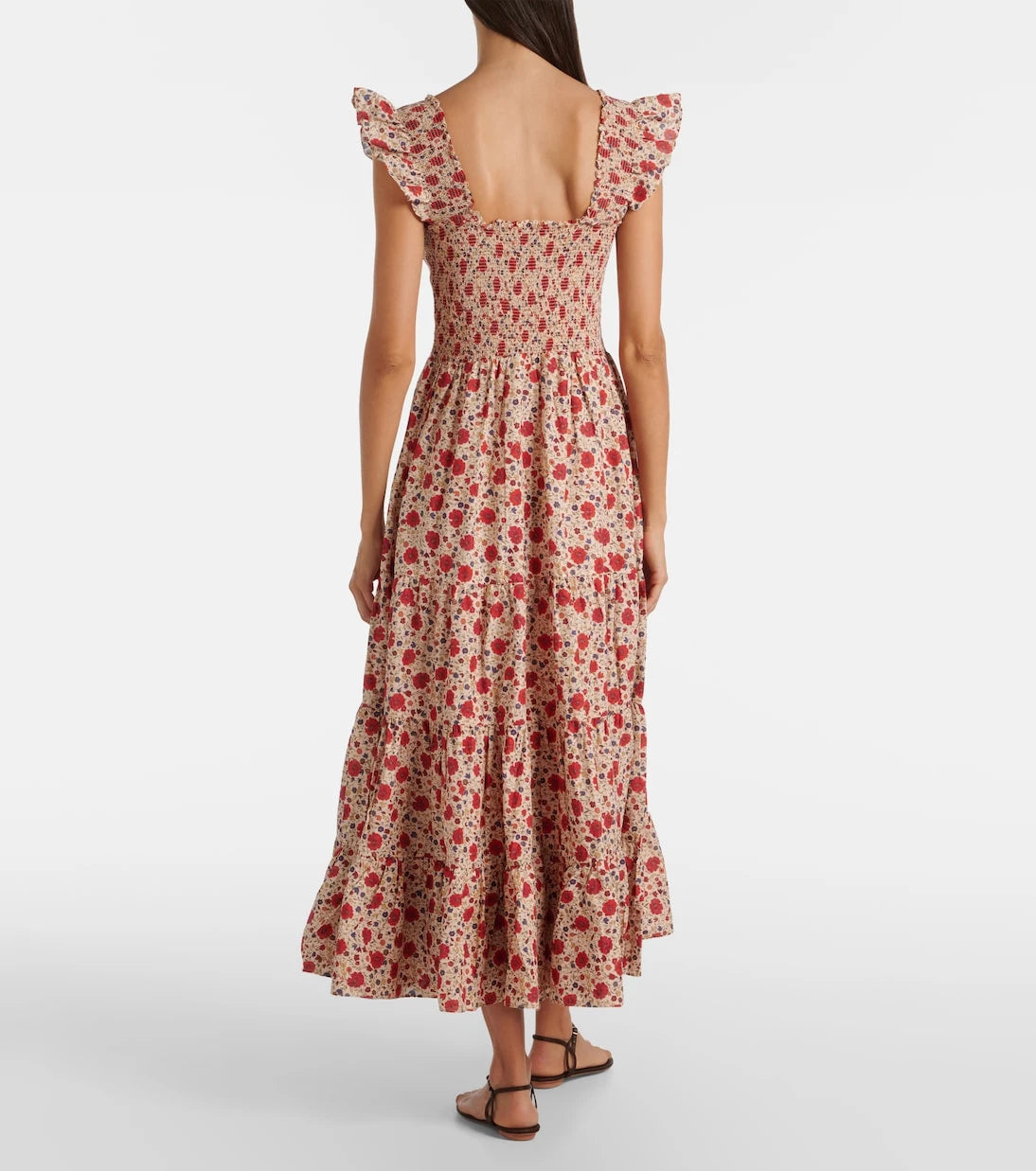 Rixo - Kendall floral cotton voile midi dress