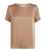 Max Mara Beige Satin Rebecca T-Shirt