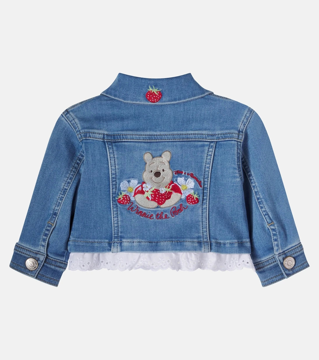 Monnalisa - x Disney® baby embroidered denim jacket