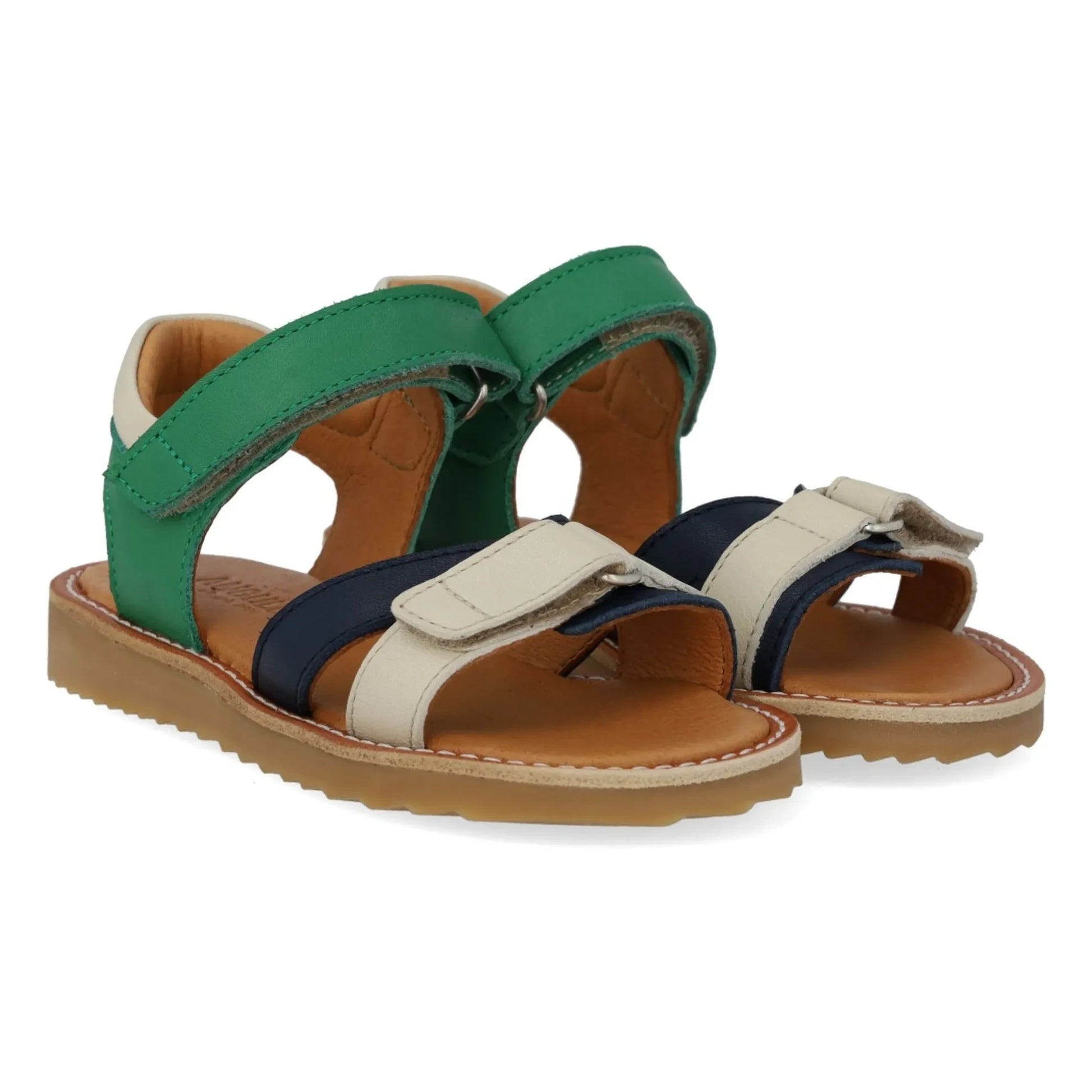 Angulus - Double Scratch Sandals | Meadow Green