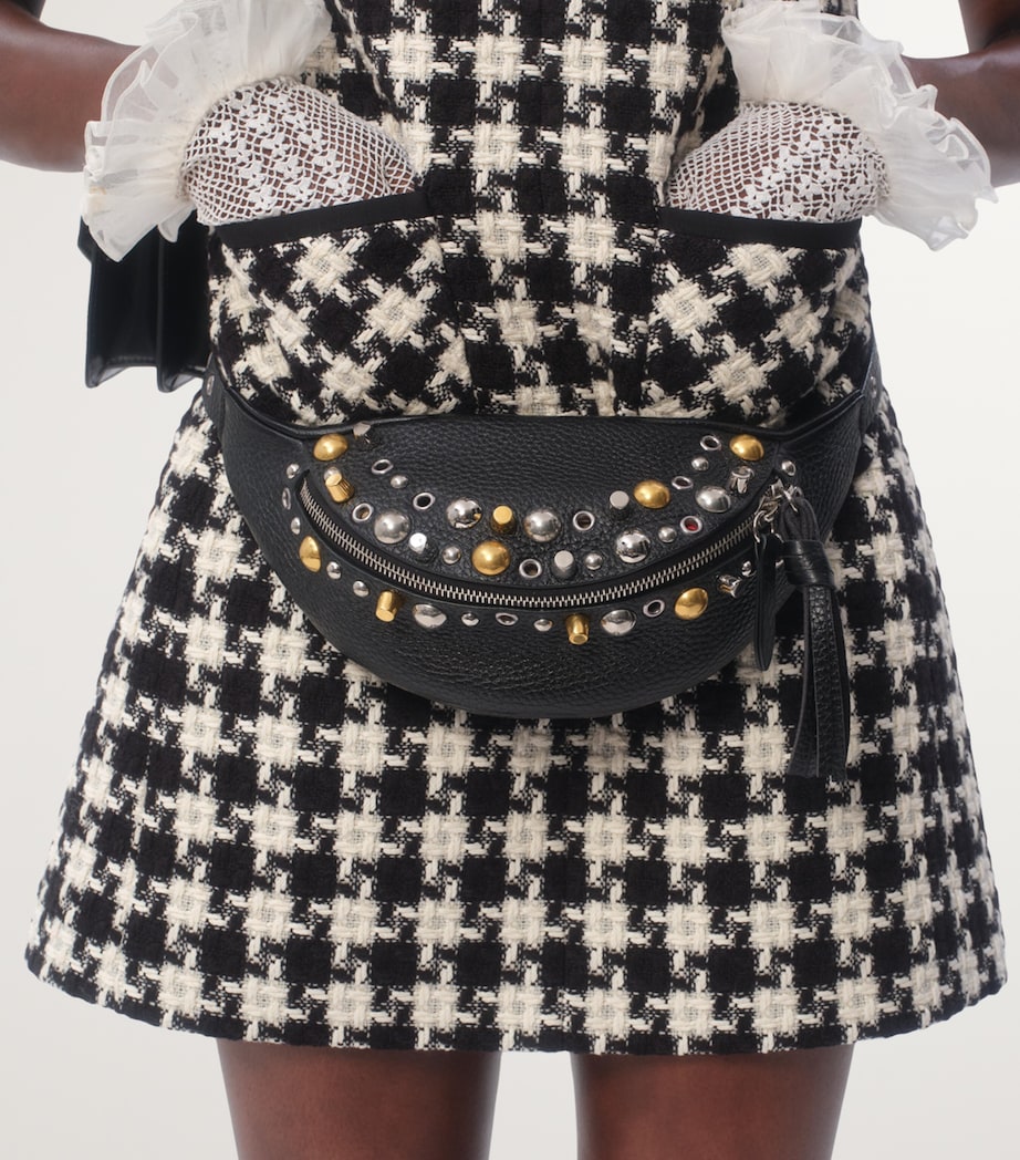 Valentino Garavani Black Leather Nellcote Belt Bag