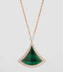 Rose Gold, Malachite and Diamond Divas' Dream Necklace