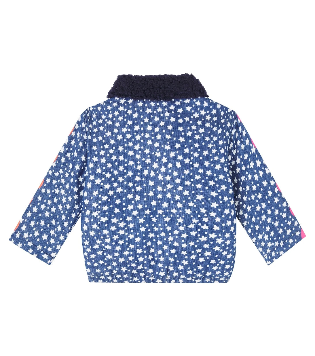 Stella McCartney Kids - جاكيت دينم مطبوع للأطفال بتطريز على شكل دب