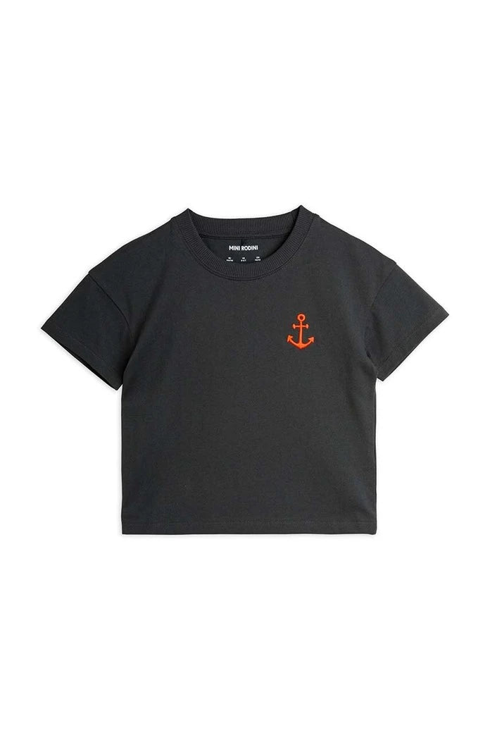 Детска памучна тениска Mini Rodini Anchor