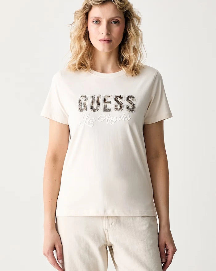 Guess pamuklu kadın tişört