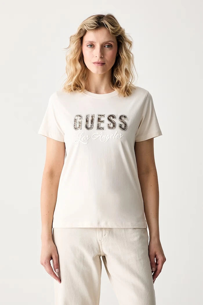 Guess pamuklu kadın tişört