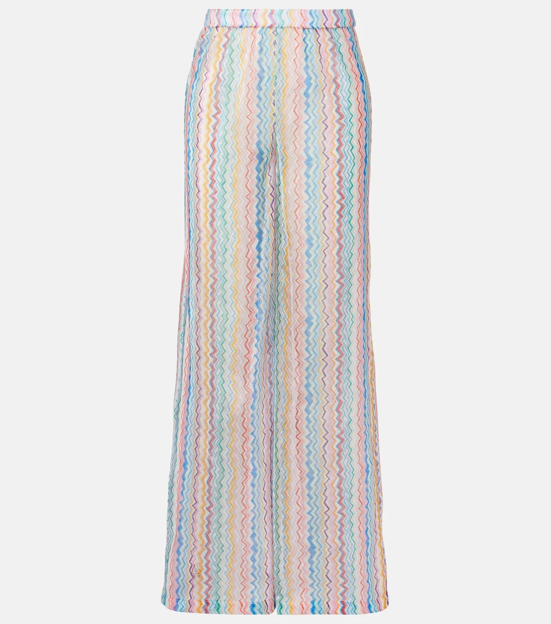 Missoni - Zigzag sheer wide-leg pants
