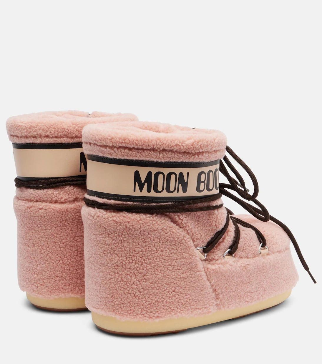 Moon Boot - Icon Low جزمة ثلج من الصوف