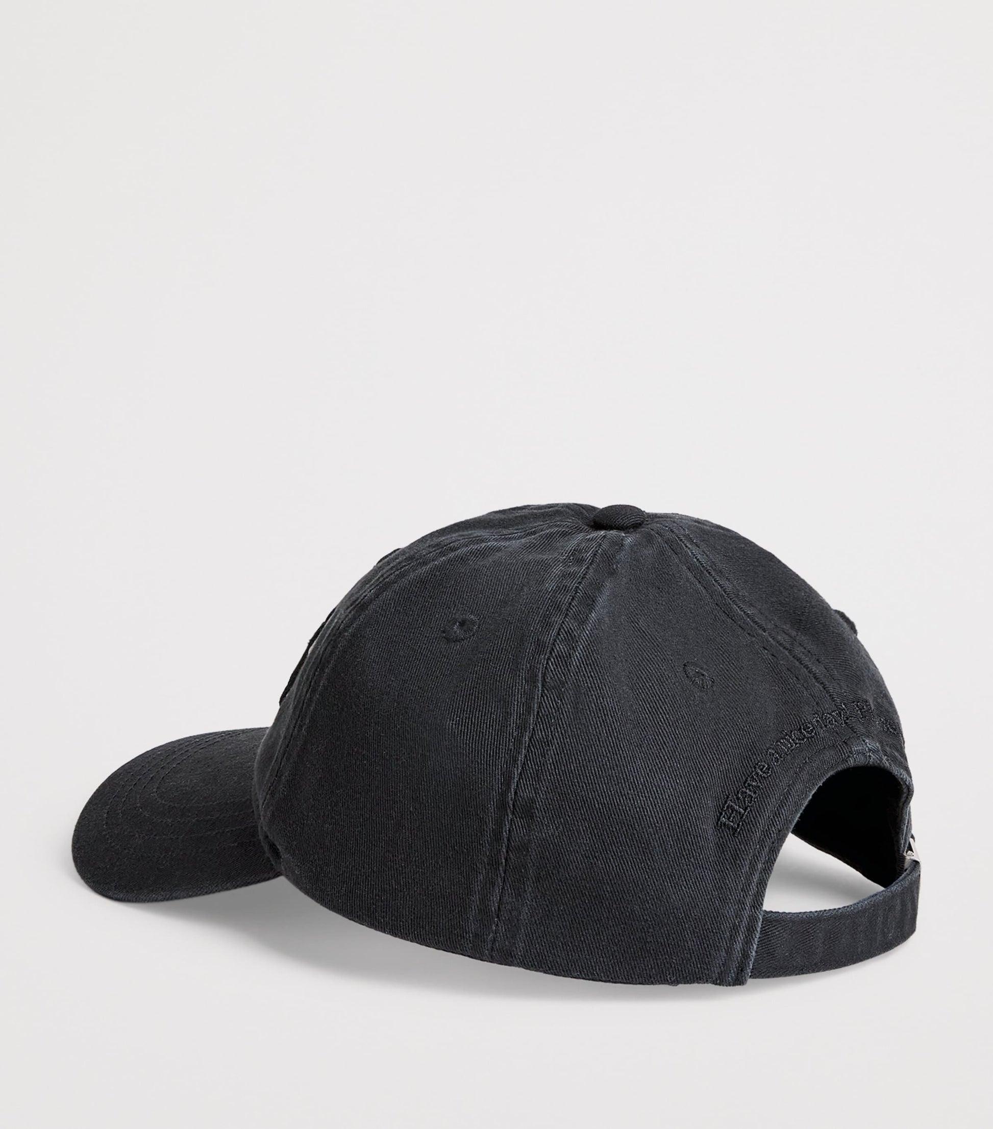 Organic Canvas Baseball Cap 099 BLACK