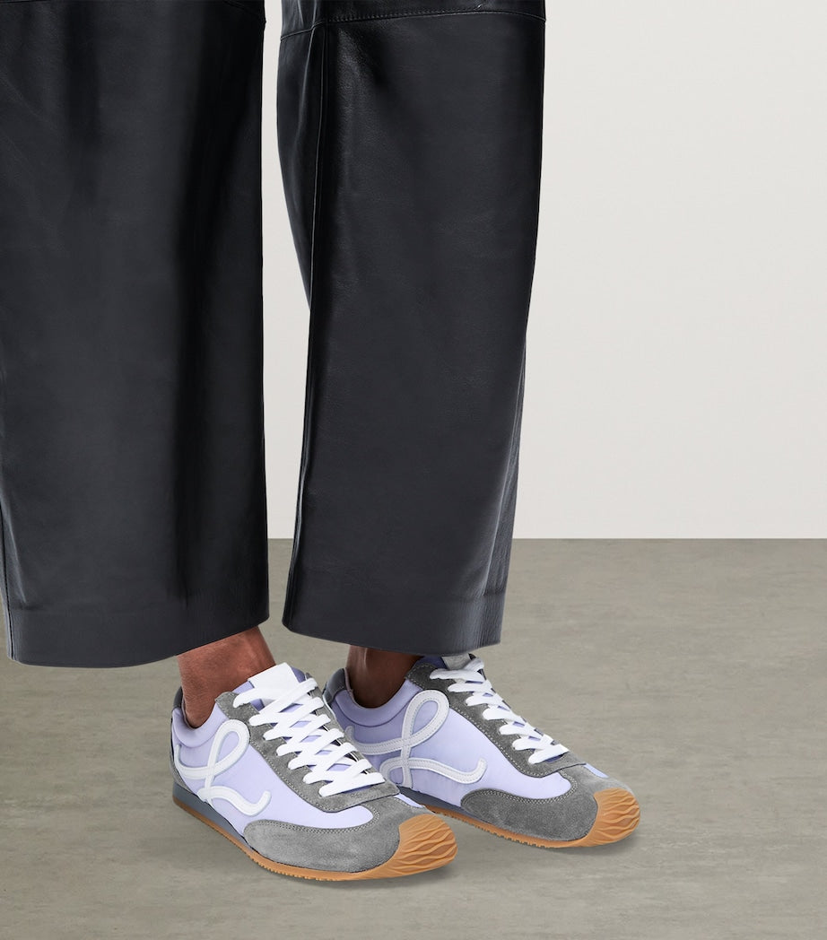 LOEWE Purple Leather Ballet Runner 2.0 Sneakers