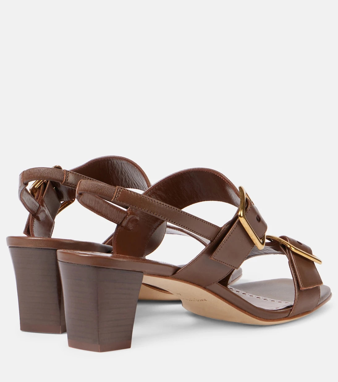 Manolo Blahnik - Thalitsli leather sandals